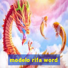 modelo rifa word